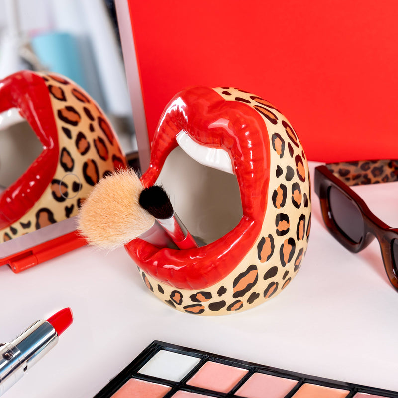 Boca Ashtray / Leopard Multipurpose Container