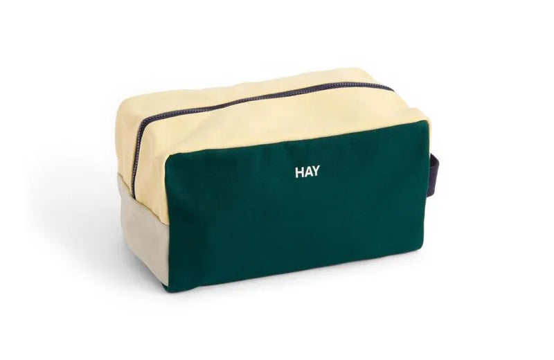 Wash Bag - Medium - Dark Green Multi