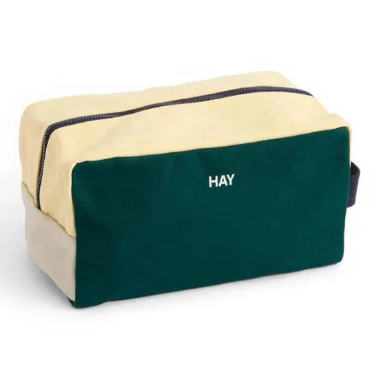 Wash Bag - Medium - Dark Green Multi