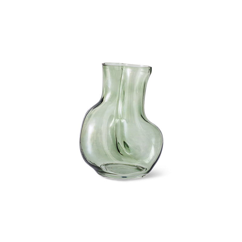 Gleam Glass Vase - Olive