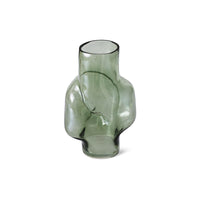 Gleam Glass High Vase - Olive