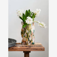 Madam Stoltz - Twisted Vase with Dots (Multi-colour)