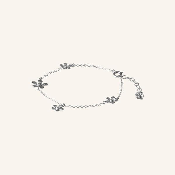 Wild Poppy Bracelet - Silver