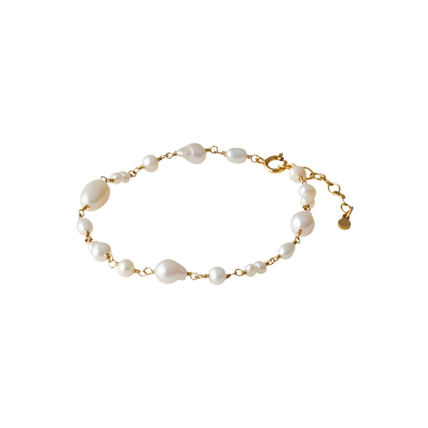 White Dreams Bracelet - Gold Plated