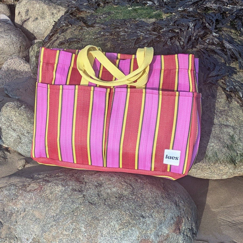 Beach bag - Pink / Red / Yellow