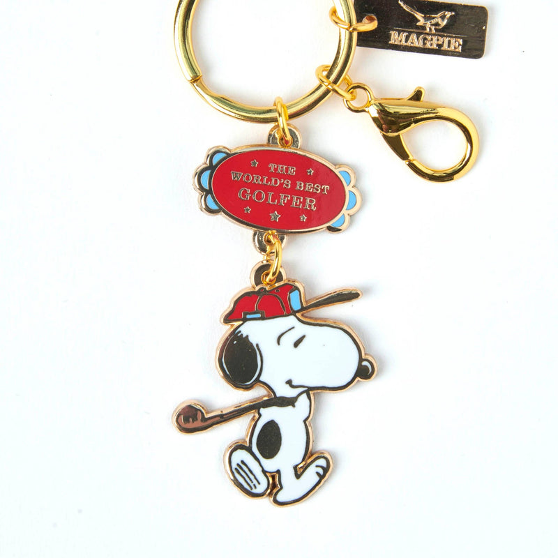 Peanuts World's Best Golfer Keyring