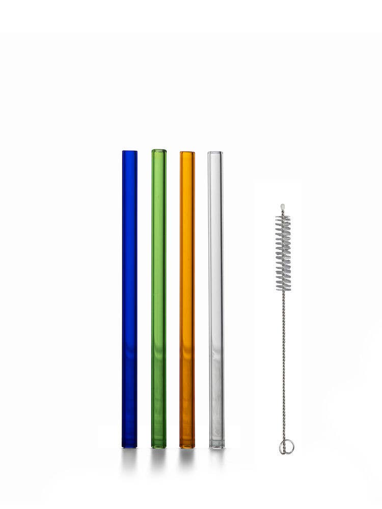 Boom Glass Straws - Pack of 4