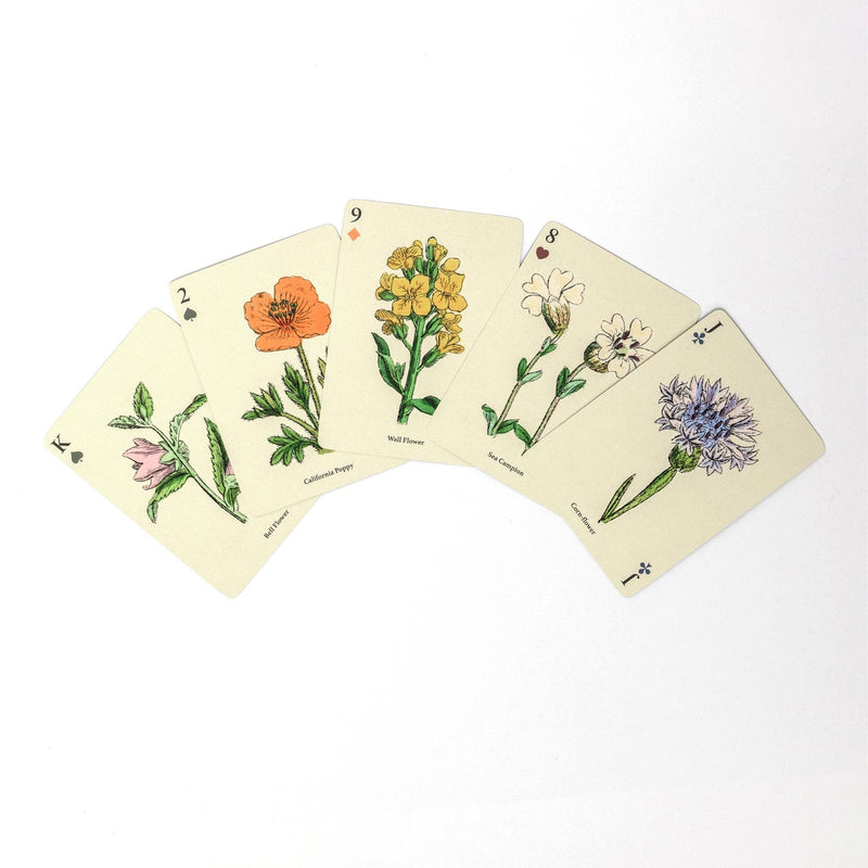 Playing Card Deck - Wildflowers