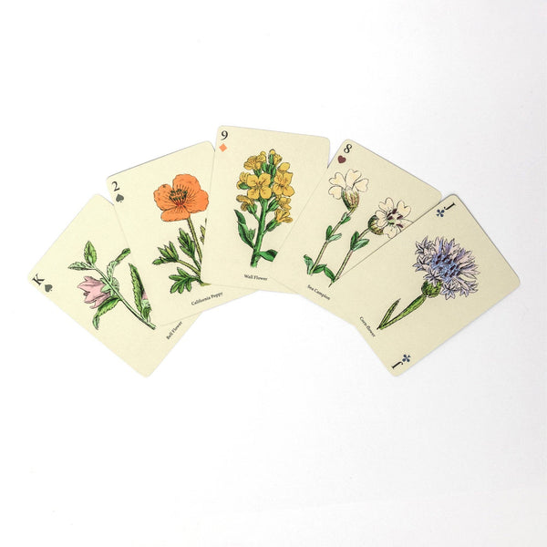 Playing Card Deck - Wildflowers