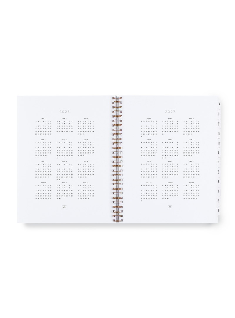 2026 Year Task Planner: Fern Green / None