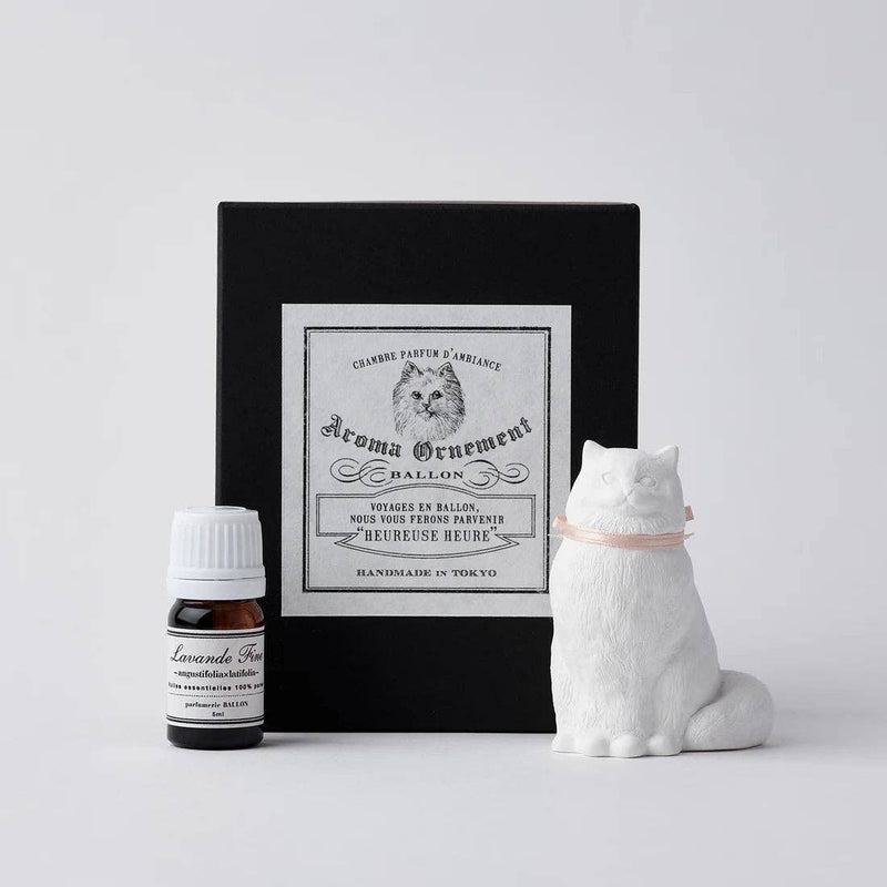 Plaster Aroma Ornament - Chiffon Cat