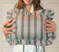The Original Bath Pillow – Heritage Stripe Pink