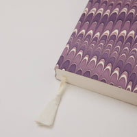 A5 Blank Notebook - Mini Scallops Lavender