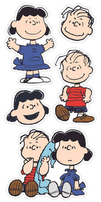 Lucy & Linus Stickers on the Roll - one sheet