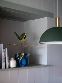 18cm Self-Watering Pot - Navy