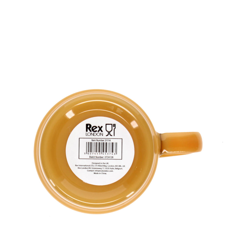 Stacking Glass Coffee Cup - Light Topaz