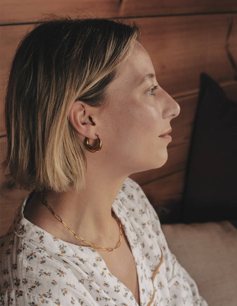 Dainty Chain Link Necklace - Gold