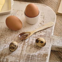 Horn Caviar and Egg Spoon