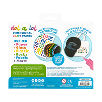 Dot-A-Lot - Dimensional Craft Paint - Bright (Set of 8)