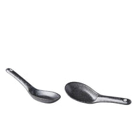 Matte Black Small Ramen Spoon 15cm