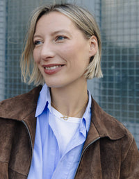 Herringbone Toggle Chain Necklace - Gold