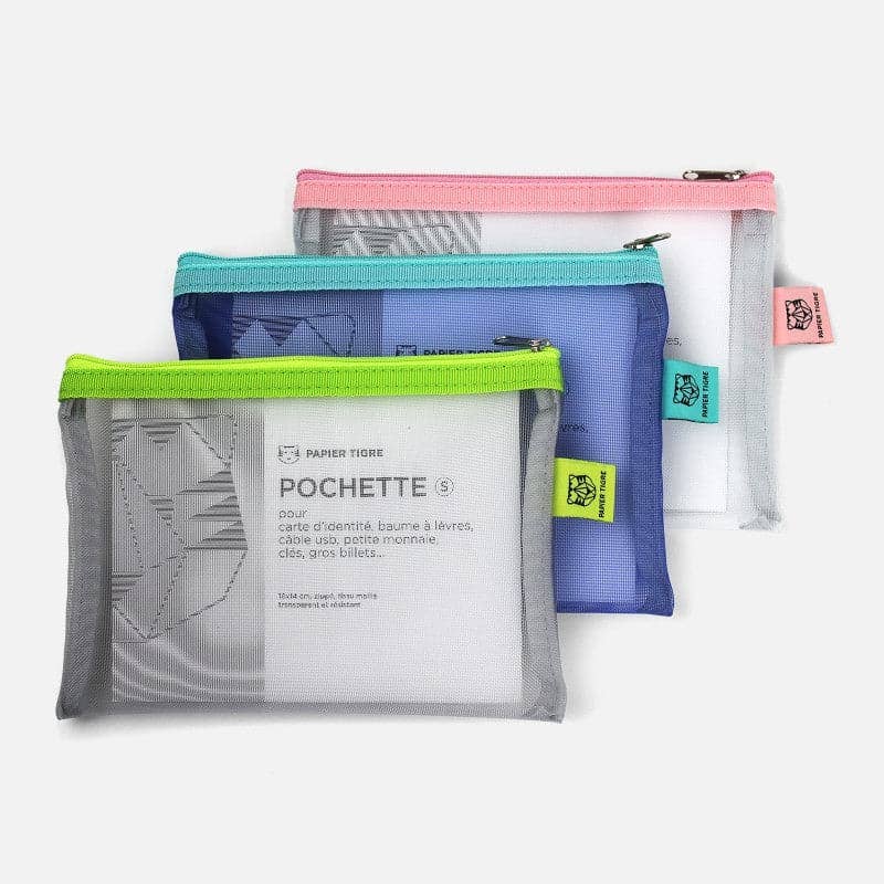 Mesh Pocket - Small - Blue