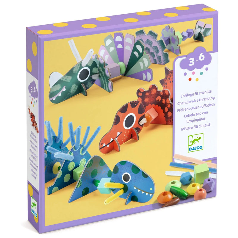 Pipe Cleaner Threading Kit - Terrible Dinos