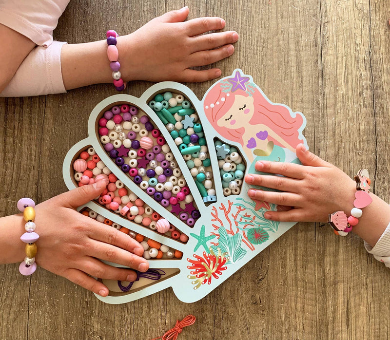 Wooden Beads - Mermaid