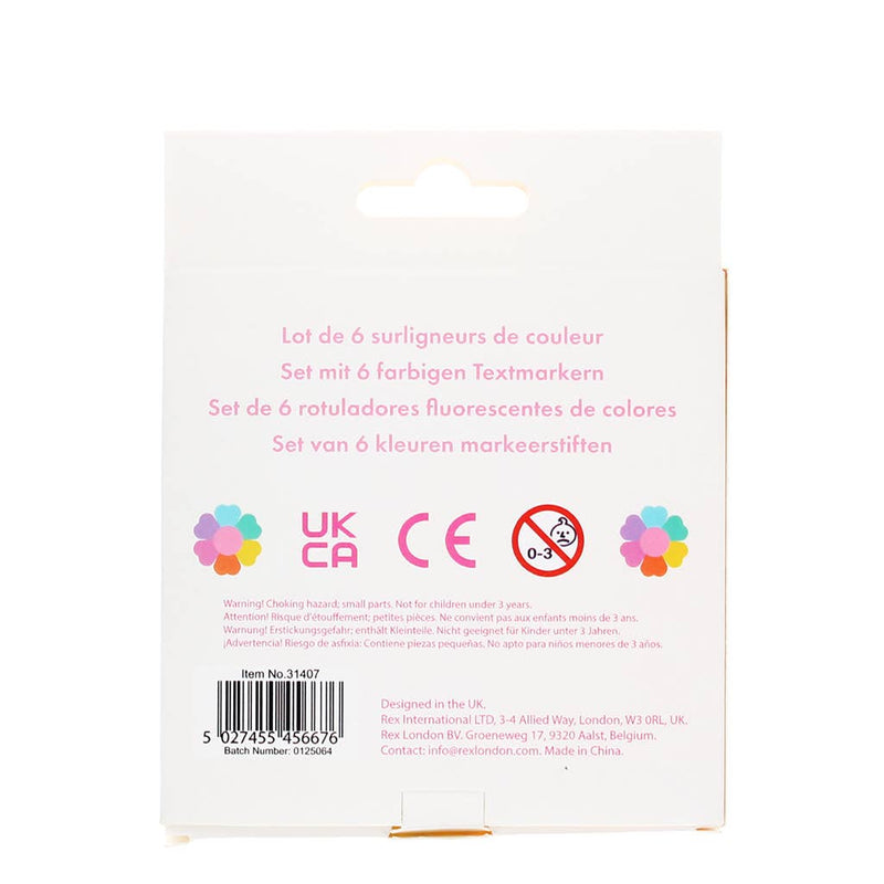 Flower Shaped Highlighter Set