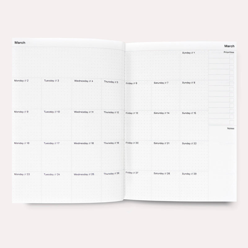 Numero 2026 Dated Weekly Planner Book