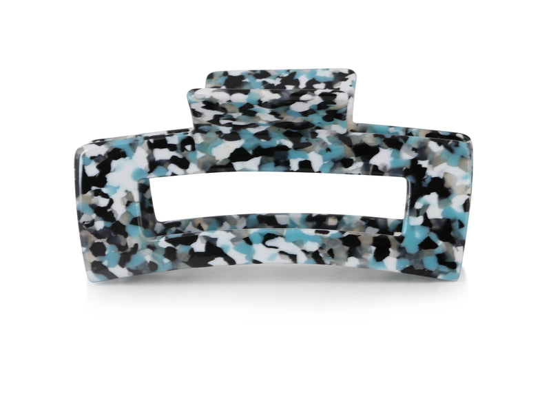 Big Metal London - Erica Statement Bulldog Hairclip: Pink/Purple