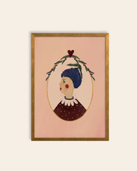 Queen of the Rodeo - Giclee Art Print - Blueberry: A3
