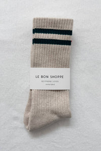 Extended Boyfriend Socks - Powder Blue