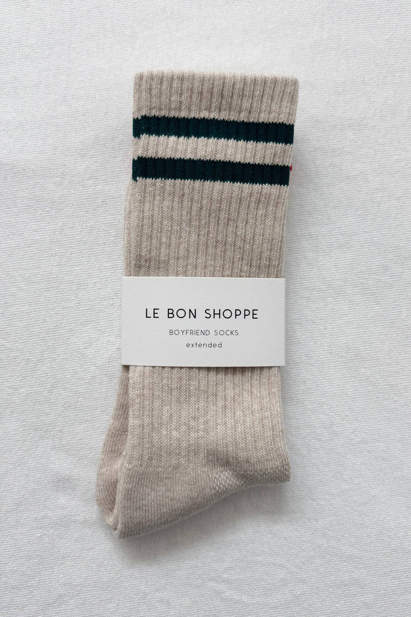 Extended Boyfriend Socks - Powder Blue