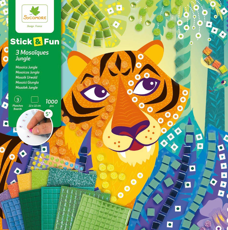 Stick 'n Fun Mosaic Jungle Kit