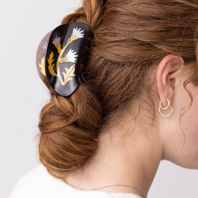 Milk Thistle Hair Claw Clip