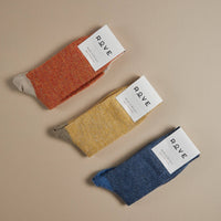 Fine Merino Wool Socks - Fire