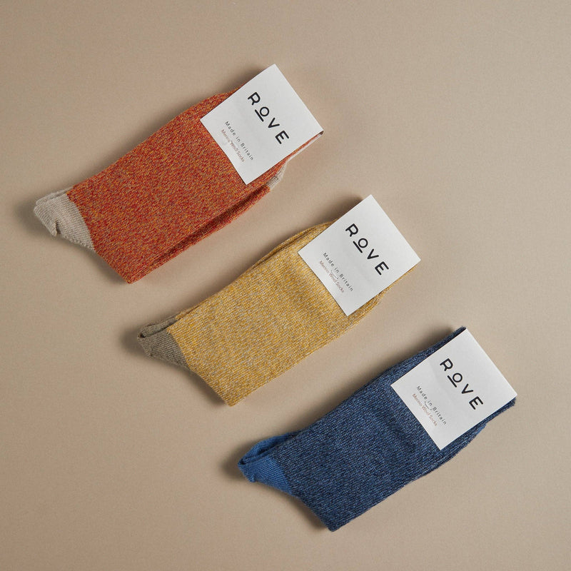 Fine Merino Wool Socks - Fire