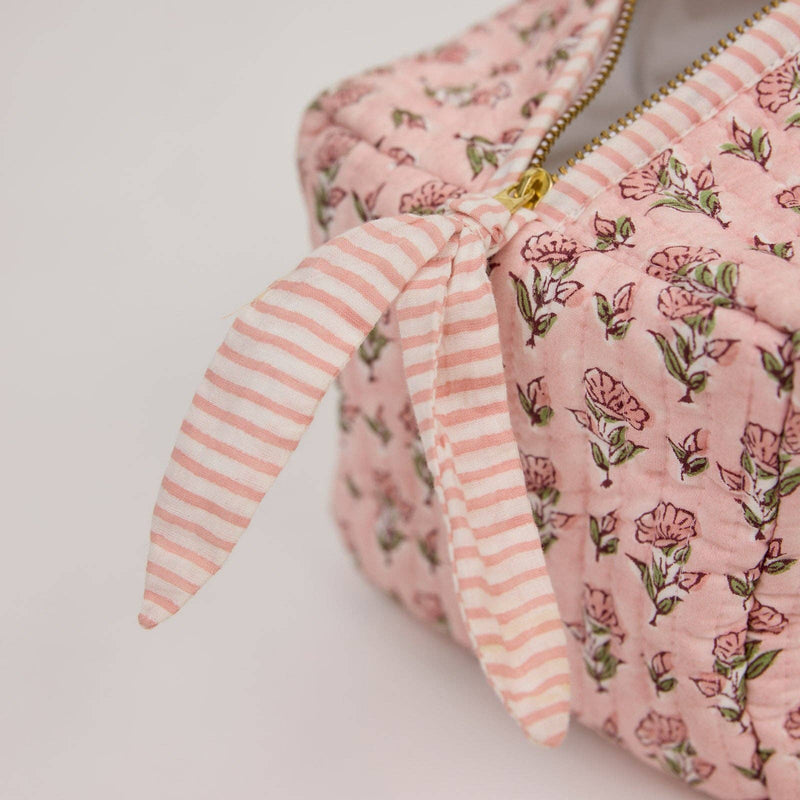 Large Toiletry Bag - Ditsy Floral Blush