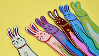 Cute Bunny Bookmark - Cornflower