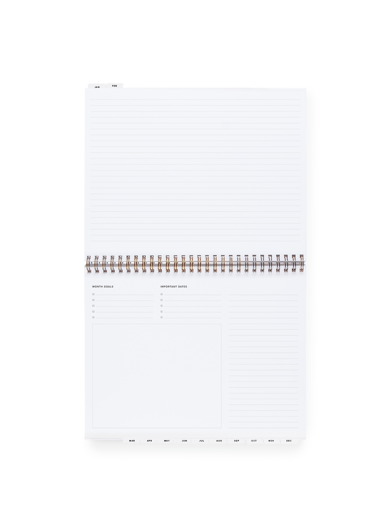 2026 Weekly Task Planner: Oxford Blue / None