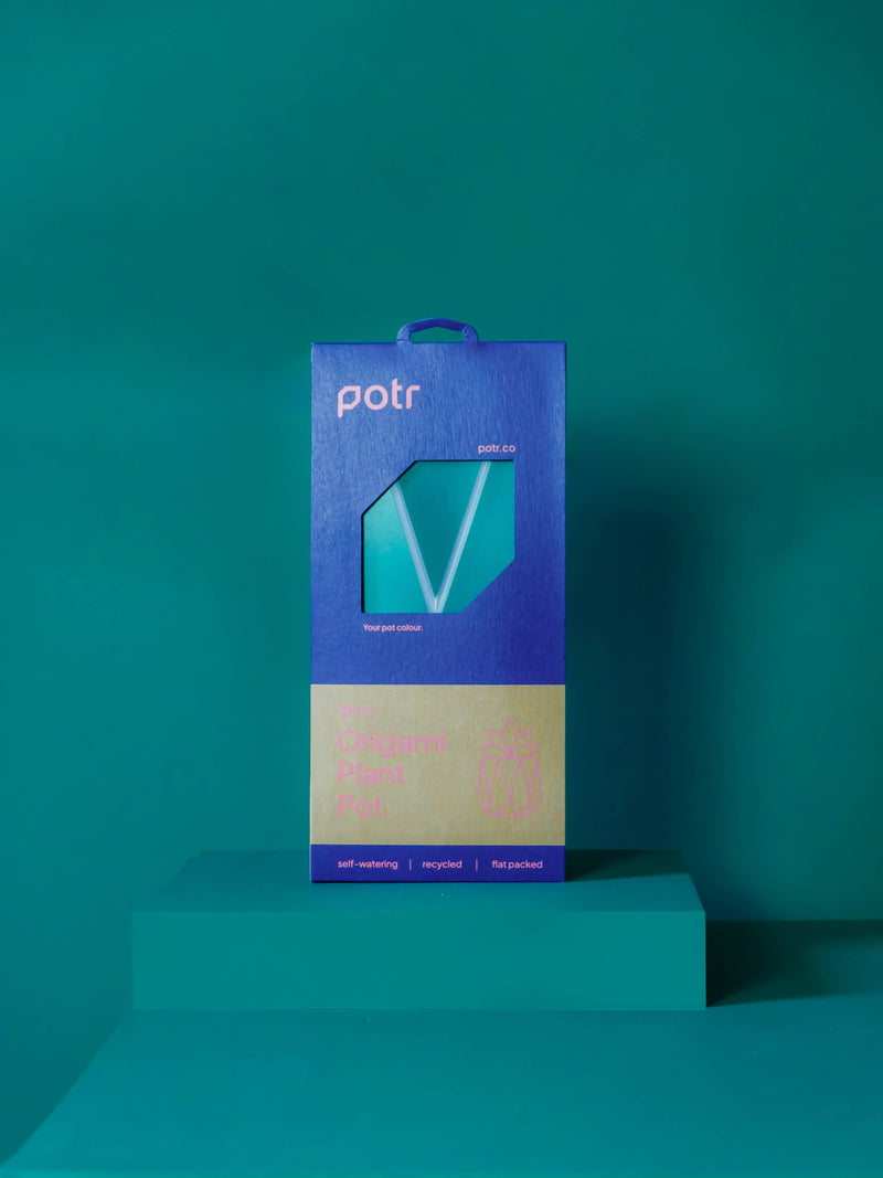 18cm Self-Watering Pot - Dark Teal