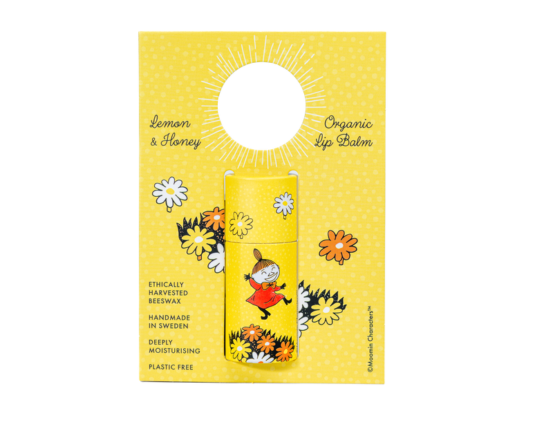 Moomin Organic Beeswax Lip Balm - Lemon & Honey