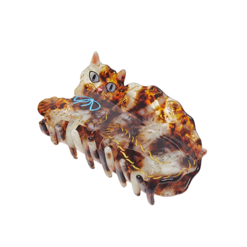 Calico Kitty Claw Clip