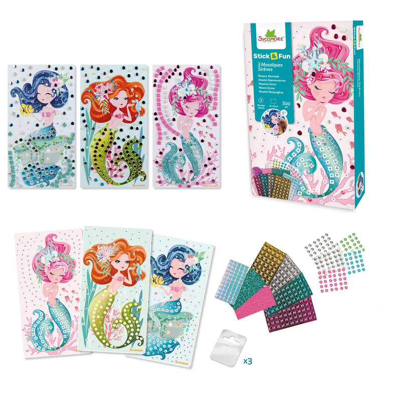 Stick 'n Fun Tiny Mosaic Mermaid Kit
