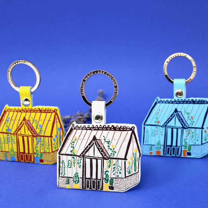 Greenhouse Key Fob - Cream