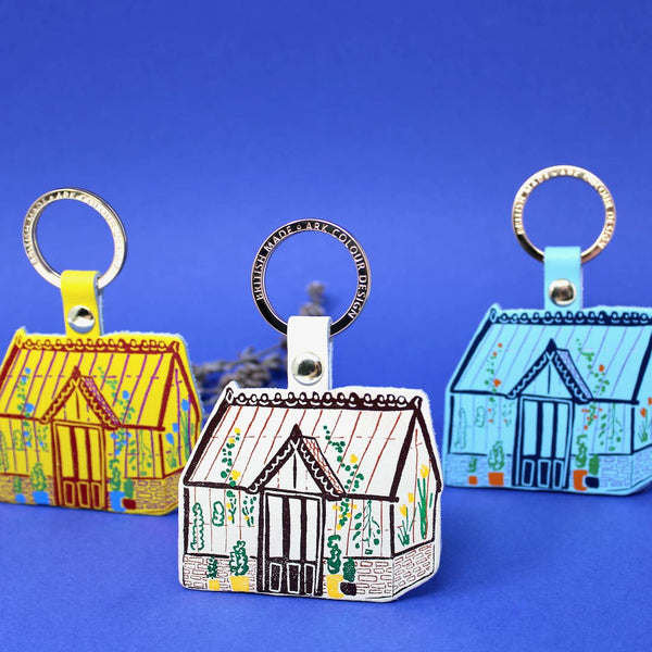 Greenhouse Key Fob - Cream
