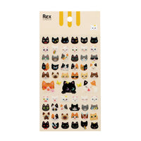 3D Stickers - Quirky Cats