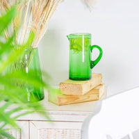 Nicola Spring - Jebel Recycled Glass Jug - 1L - Green