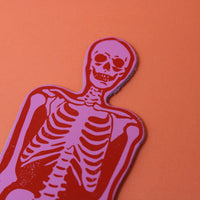 Skeleton Bookmark - Cream